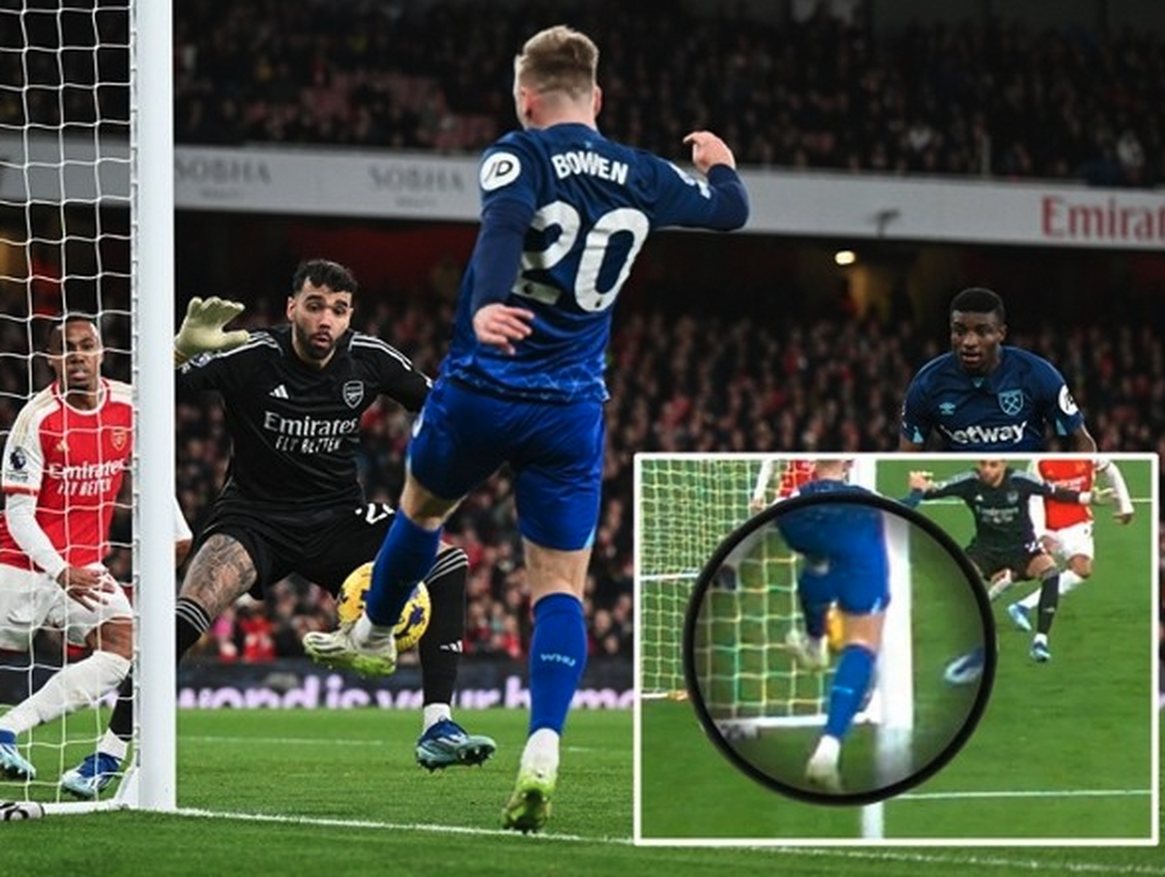 阿森纳主场击败西汉姆联夺得宝贵三分